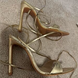 Gold heels
